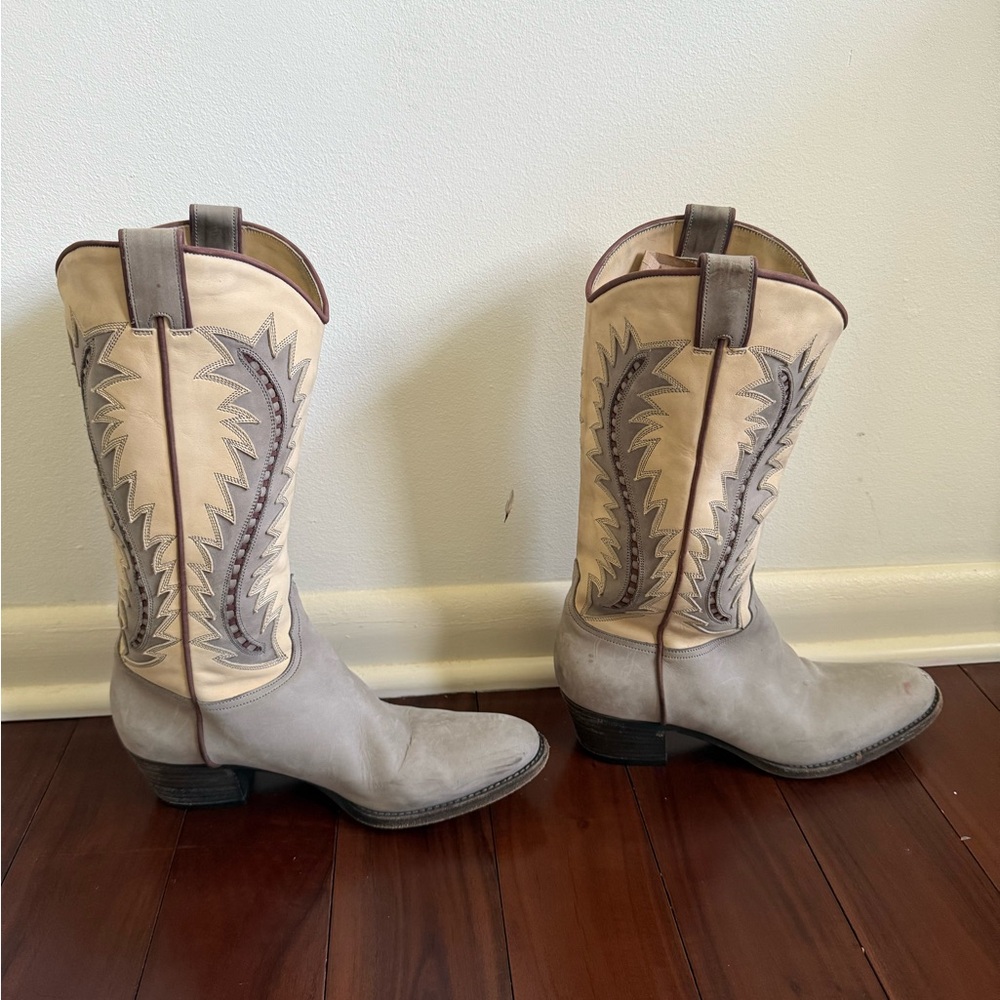 Sartore leather cowboy boots